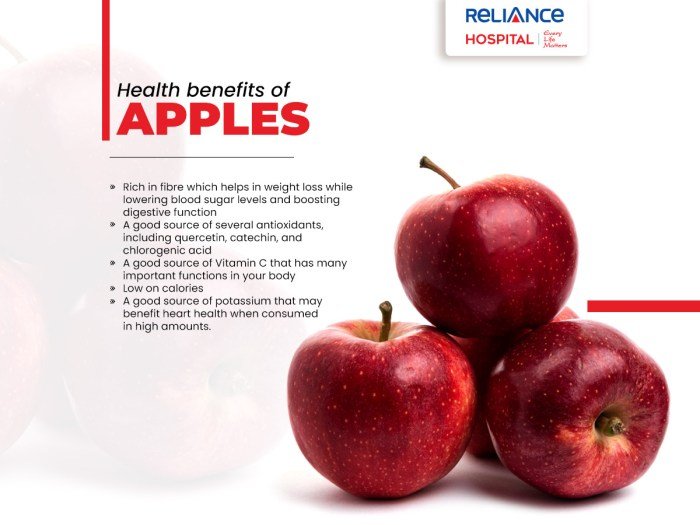 Benefits apples health