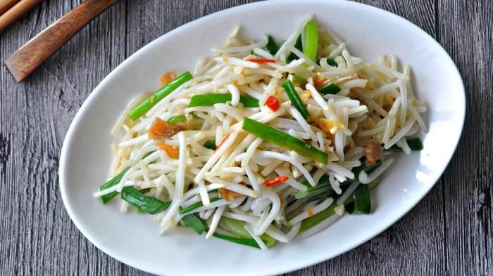 Bean sprout salad recipes recipe justapinch food lettuce side choose board