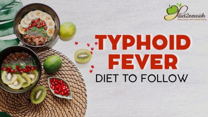 Typhoid diet juices good fever which