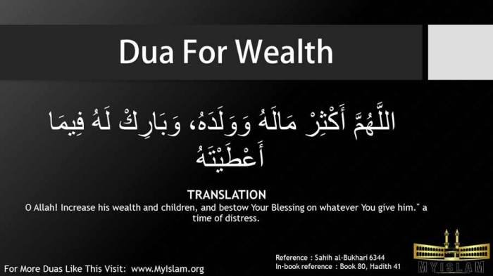 Dua wealth rizq increase islam sustenance