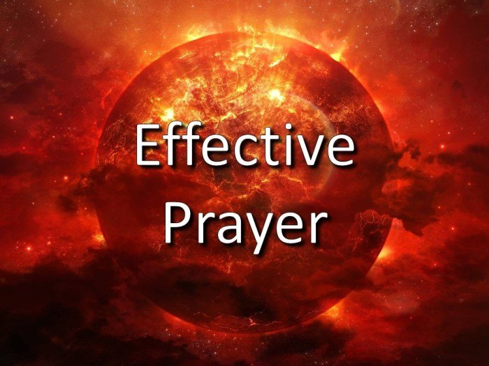 Breakthrough prayers effective