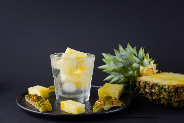 Pineapple fruits