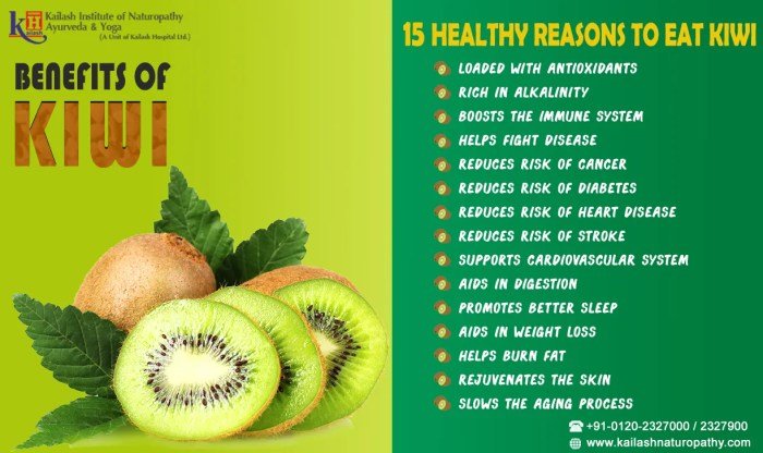 Kiwi benefits diabetes health infographic facts