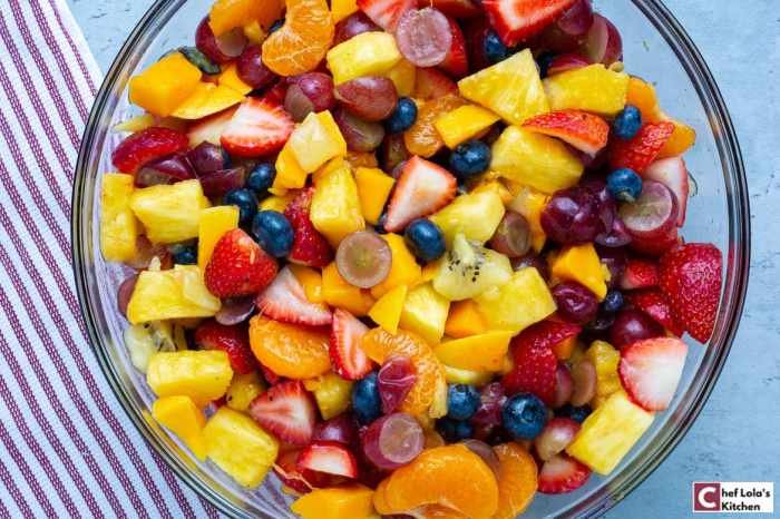 Resep membuat salad buah