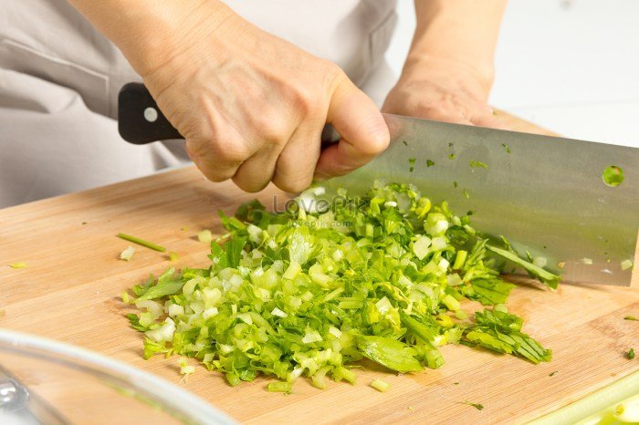 Vegetables chop wash peel cut