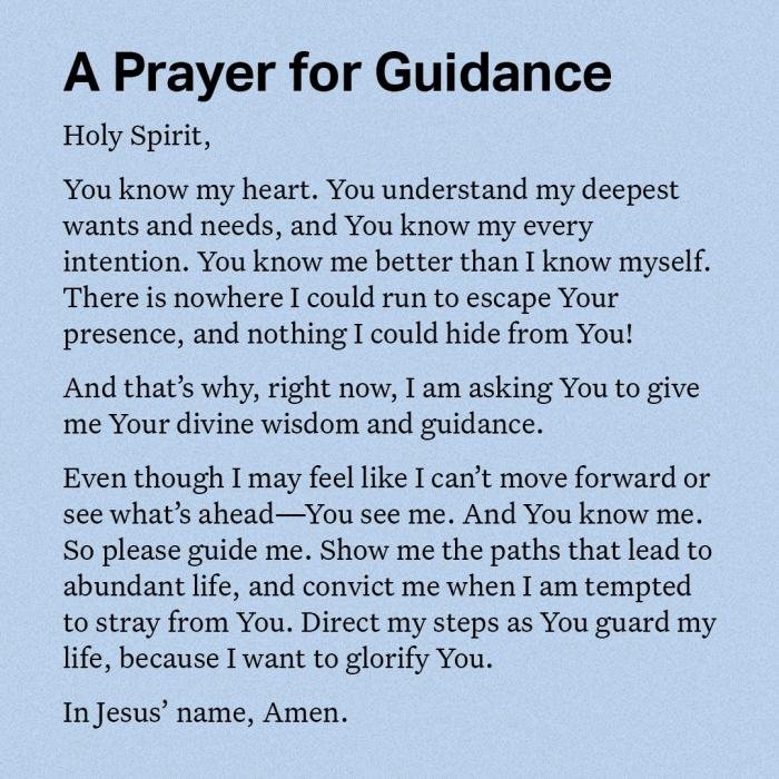 Guidance