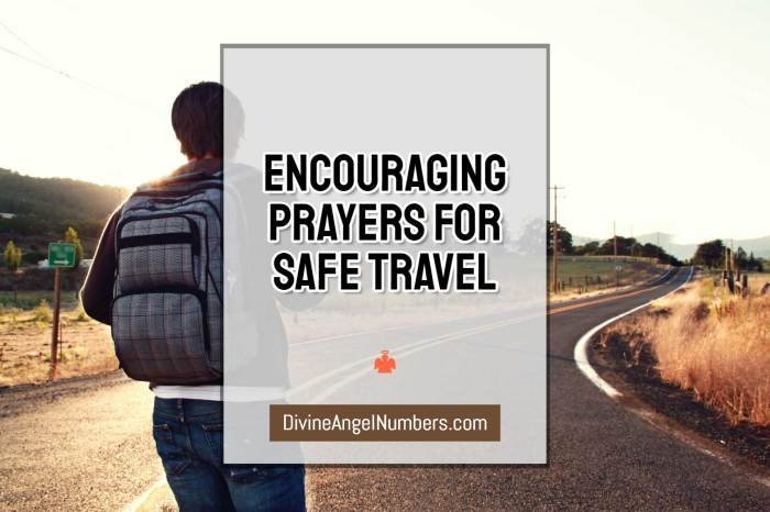 Prayer safety travelers scriptures verses